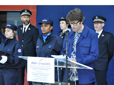 Arnaud Théval, artiste en résidence à l'Ecole nationale d'administration pénitentiaire