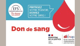 L’Énap engagée auprès de l’établissement français du sang (EFS)