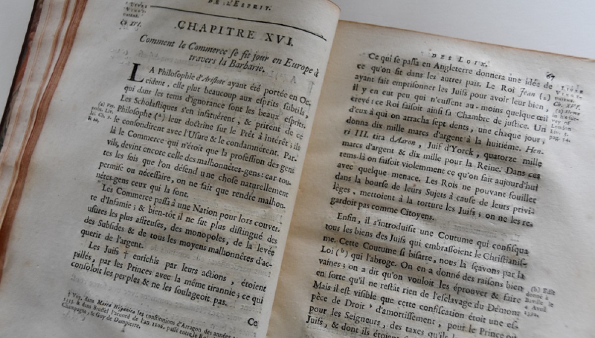 Enap, les Pépites du CRHCP. MONTESQUIEU - De l'Esprit des Loix, 1748