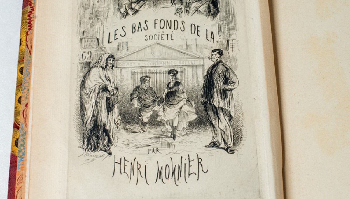 Enap, les Pépites du CRHCP. MONNIER Henri - Les bas-fonds de la société. A Paris, J. Claye, 1862