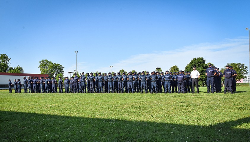 Cérémonie de fin de formation des lieutenants pénitentiaires de la 27e promotion