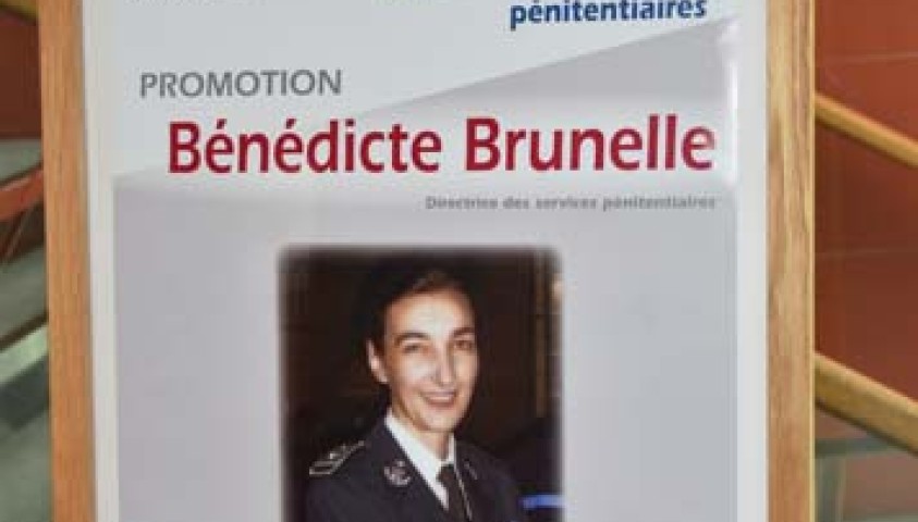 Cérémonie de fin de formation de la 25ème promotion de premiers surveillants « promotion  Bénédicte Brunelle ».