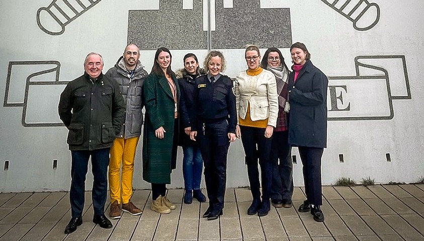 Membres du comité de pilotage du projet européen « Innover Ensemble : Connecter les académies de formation pénitentiaires européennes » 