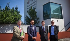 Visite de l’Énap par Sacha Houlié, président de la commission des lois de l’Assemblée nationale