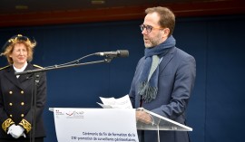 Premier déplacement d’Emmanuel Razous, directeur adjoint de l’administration pénitentiaire à l’ÉNAP, à l’occasion de la cérémonie de fin de formation et de baptême de la 216e promotion de surveillants – « Promotion Maya Angelou »