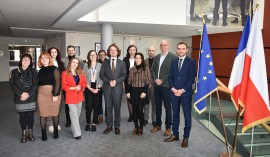 Accueil d’une délégation polonaise (Université de justice) et signature d’un accord de collaboration scientifique