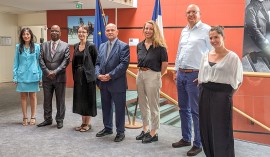 Les membres du CRGN en visite à l'ÉNAP