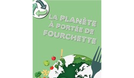 Affiche des élèves DSP "La planète à portée de fourchette