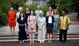 Les représentants de l'ÉNAP et de la ville d'Agen présents à la signature du partenariat culturel