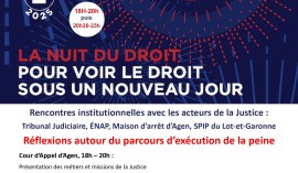 Affiche nuit du droit
