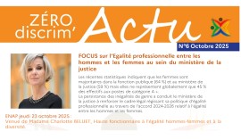 Visuel de la newsletter du groupe zéro'discrim