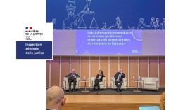 Mme Sophie Bondil, directrice de l’ÉNAP a participé à la Journée de l’Inspection générale de la Justice le 1e décembre