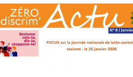 Newsletter n° 9 de Zéro discrim' - (Banc-titre)