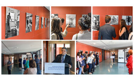 Panorama de photos du vernissage de l'exposition de Monsieur Bernard Lévy