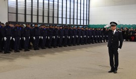 Cérémonie de fin de formation de la 202ème promotion de surveillants pénitentiaires et de la formation des ERIS 2019-2020 (Equipes régionales d’intervention et de sécurité).