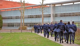 Retour de la 204e promotion d’élèves surveillants sur le campus