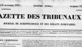 La Gazette des Tribunaux