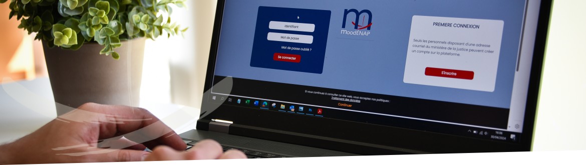 Moodenap, plateforme de formation de l'Enap. © Enap-APN/MC.Pujeau