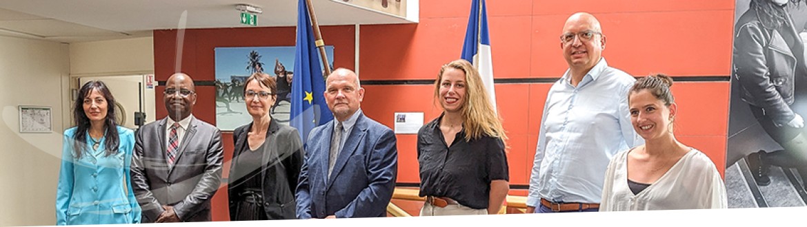 Les membres du CRGN en visite à l'ÉNAP