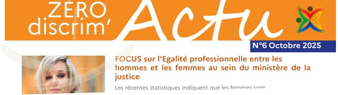 Visuel de la newsletter du groupe zéro'discrim