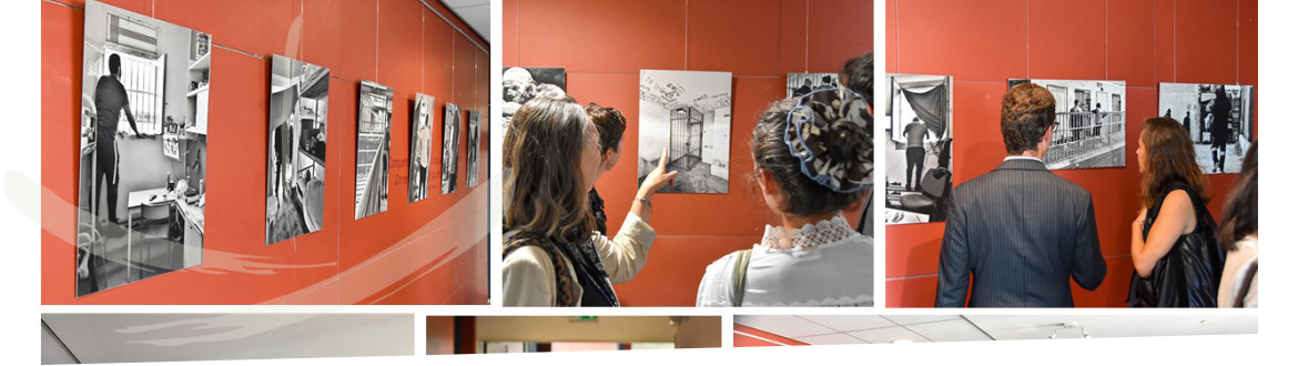 Panorama de photos du vernissage de l'exposition de Monsieur Bernard Lévy