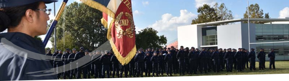 Cérémonie de fin de formation de la 25ème promotion de premiers surveillants « promotion  Bénédicte Brunelle ». 