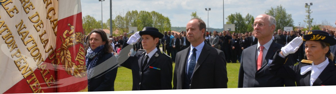 Cérémonie de fin de formation et de baptême de la 189ème promotion de surveillants placée sous la présidence de Monsieur Jean-Jacques Urvoas, garde des Sceaux, Ministre de la Justice 