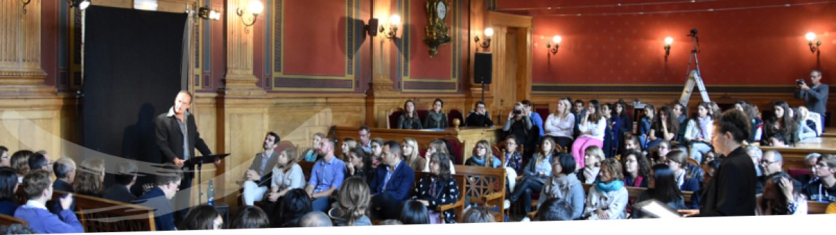 Les voix de Simone Veil et Robert Badinter ont résonné au Palais de Justice d'Agen - octobre 2018