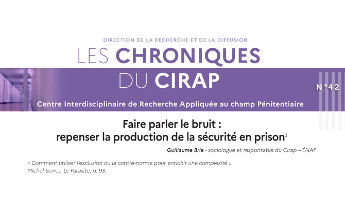 Chronique n°42 du CIRAP : un nouveau regard sur la sécurité dynamique