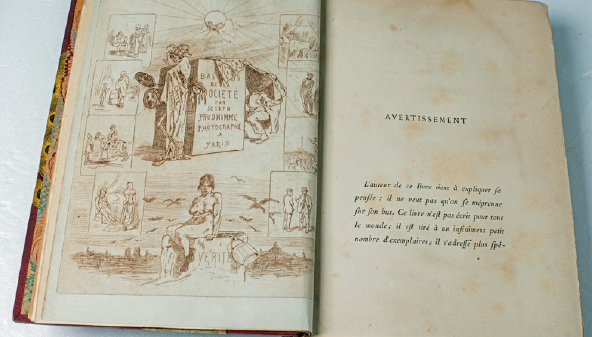 Enap, les Pépites du CRHCP. MONNIER Henri - Les bas-fonds de la société. A Paris, J. Claye, 1862