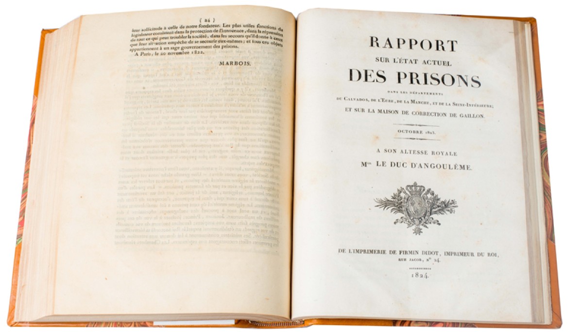 Enap, les Pépites du CRHCP. Société Royale pour l'amélioration des Prisons, 1819