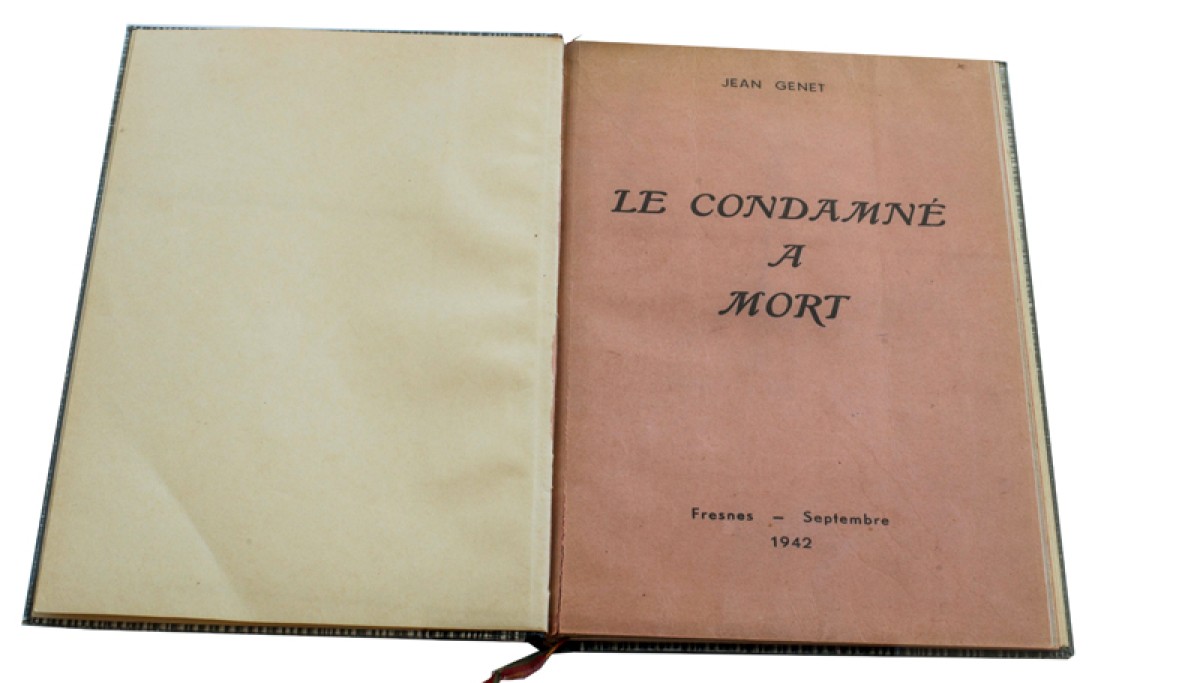 Enap, les Pépites du CRHCP. GENET Jean - Le condamné à mort. Fresnes, sept 1942