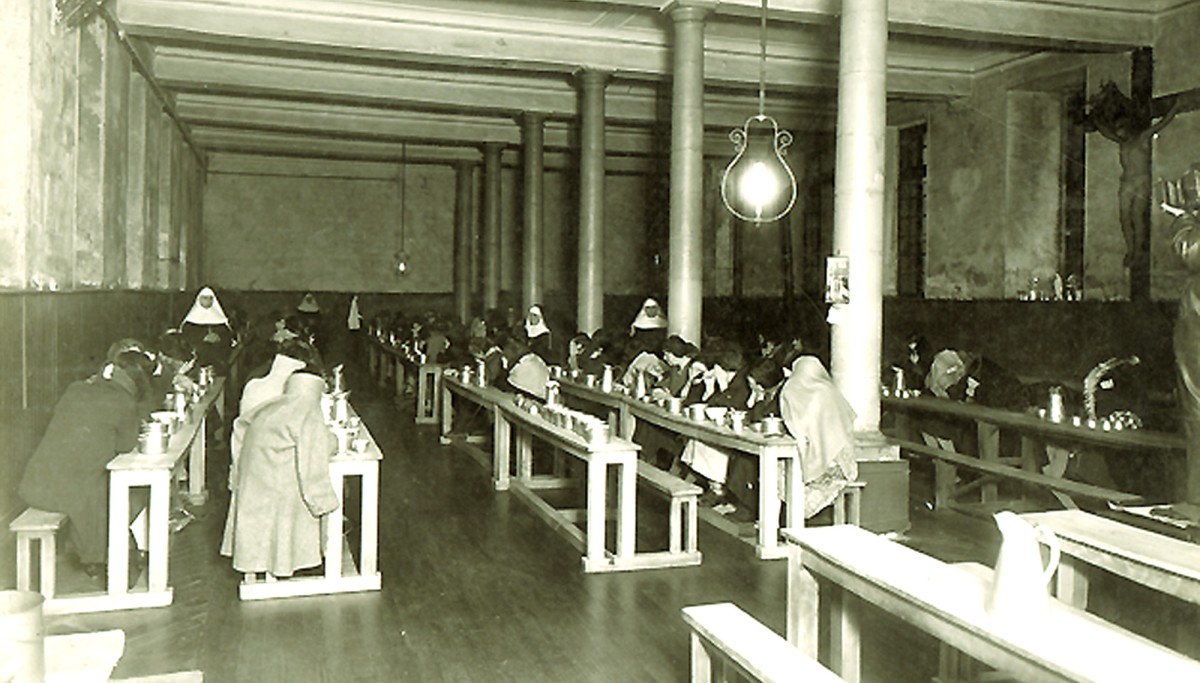 Cantine en prison dans l'Entre-deux-guerres