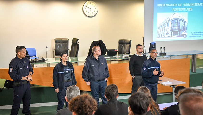 Immersion à l’Énap de lycéens en filière Bac pro sécurité de l’académie de Bordeaux