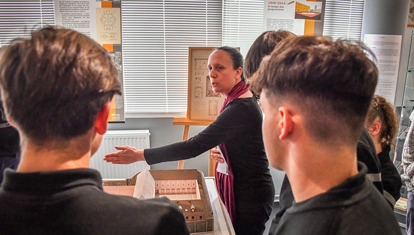 Immersion à l’Énap de lycéens en filière Bac pro sécurité de l’académie de Bordeaux