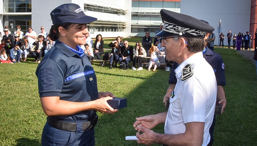 Cérémonie de fin de formation des lieutenants pénitentiaires de la 27e promotion