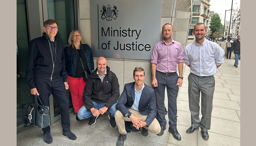 Une délégation de personnels de l’administration pénitentiaire a été reçue dans les locaux du ministère de la justice britannique, à Londres, le mardi 30 mai dernier.