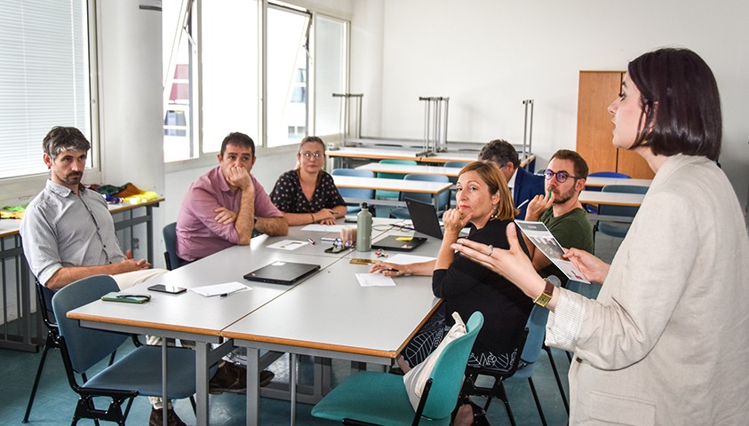 Les élèves directeurs des services pénitentiaires (DSP) de la 52ème promotion animent des ateliers dédiés à la transition écologique