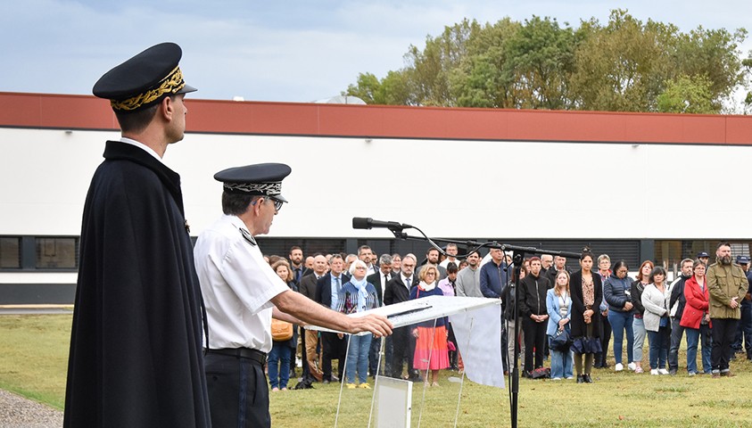 22 septembre 2023 : Cérémonie à l’Énap à l’occasion de la première journée nationale du souvenir et de recueillement en hommage aux personnels de l’administration pénitentiaire morts en service 