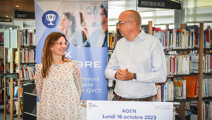 Remise du prix de thèse de psychologie de Madame Emilie Piouffre-Sauvaget par le cabinet Ekilibre à l’Énap le 16 octobre 2023