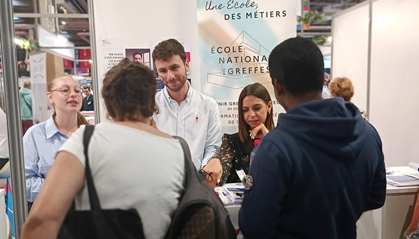 L’Énap au salon de l’Étudiant « Grandes écoles » Porte de Versailles