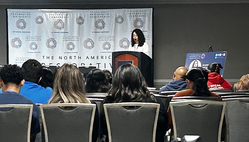 Participation de katerina Soulou, enseignante chercheuse en droit à l’Énap, à la Conférence Nord-Américaine sur la justice Restaurative (North American Restorative Conference), Los Angeles, Californie.