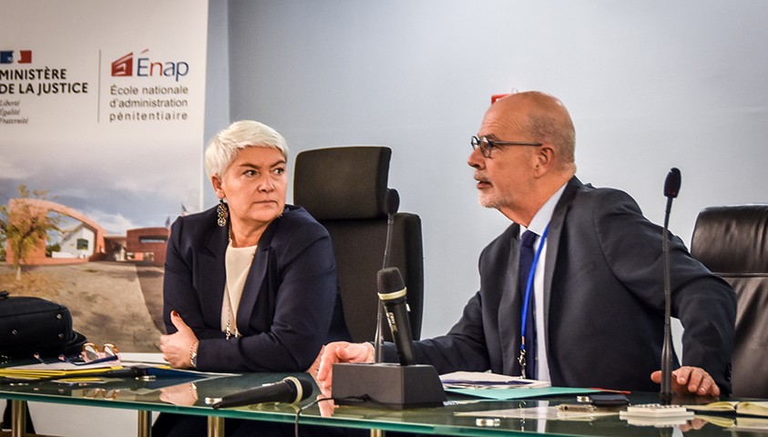 Intervention de Christophe Straudo, Chef de l’inspection générale de la justice (IGJ), devant les élèves directeurs