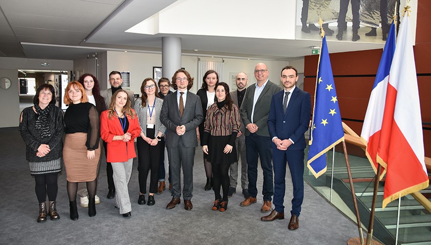 Accueil d’une délégation polonaise (Université de justice) et signature d’un accord de collaboration scientifique