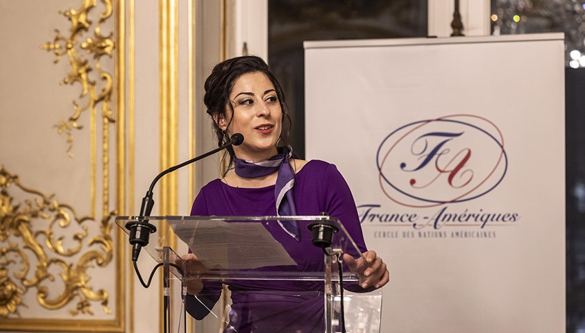 Katerina Soulou, enseignante-chercheure à l’Énap, lauréate du Prix de Thèse France-Amériques 2024