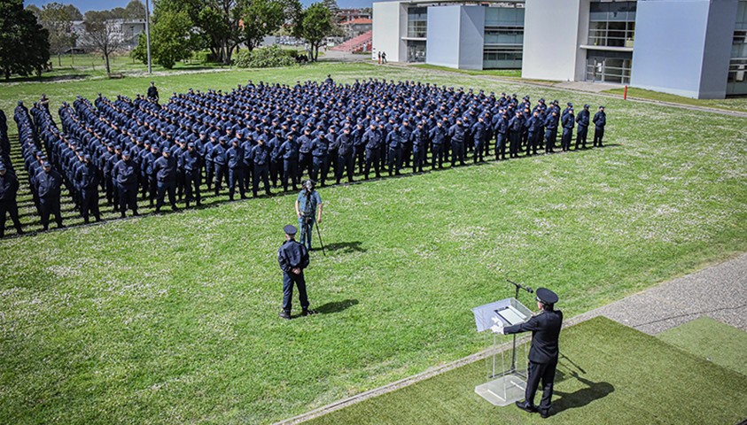 Entrée en formation de la 218e promotion de surveillants pénitentiaires