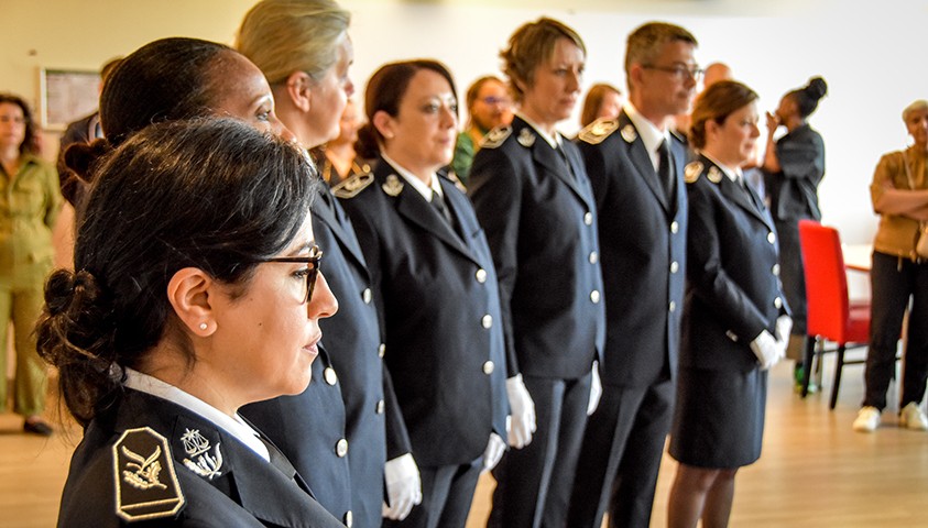 Cérémonie de fin de formation de la 1e promotion de directeurs des services pénitentiaires - Tour extérieur