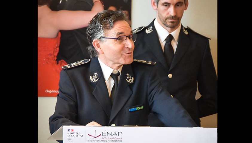 Cérémonie de fin de formation de la 1e promotion de directeurs des services pénitentiaires - Tour extérieur