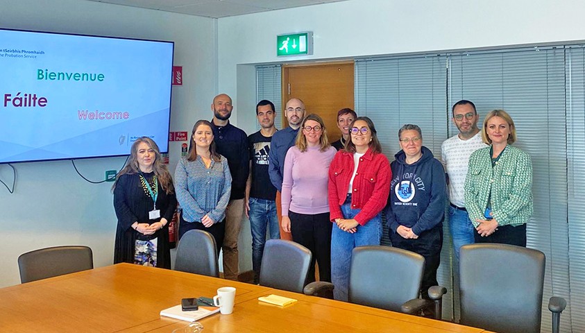 Visite d’étude en Irlande sur les surveillants pénitentiaires coordinateurs de la gestion intégrée de la peine (1-4 juillet 2024)