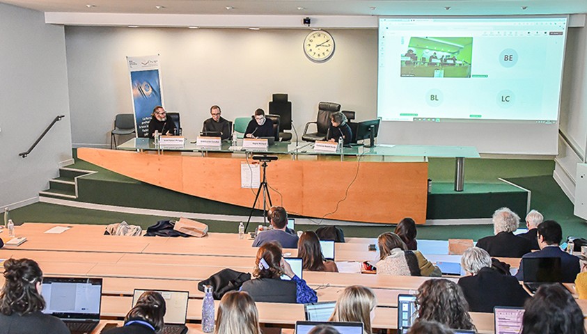 Table ronde lors de la célébration des 20 ans du CRHCP, événement suivi également en distanciel